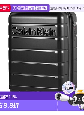 日本直邮Calvin KleinCK正品手提箱灰色男女通用经典大牌简约风时