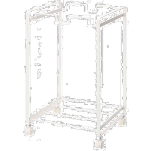 【日本直邮】山崎实业 垃圾分类 2垃圾袋支架 白色34.5 x D30 x H