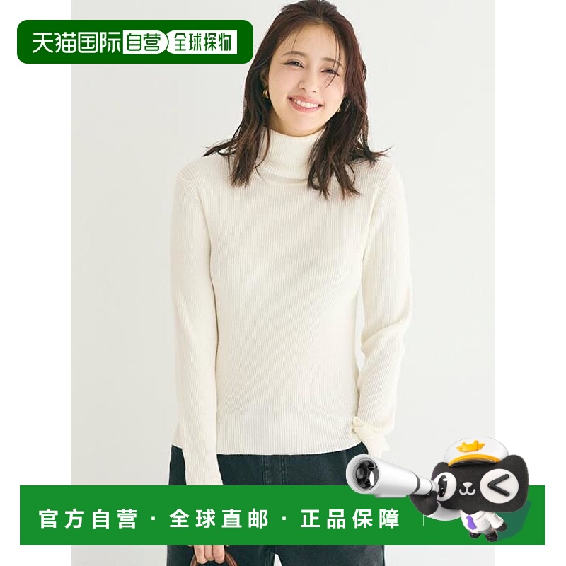 1h可退 日本直邮coca 轻质针织高领圆弧下摆