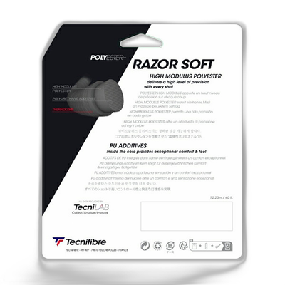 日本直邮 高科技纤维网球线（单张力） RAZOR SOFT/Laser Soft (0
