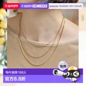 设计链条项链 1h可退 不易 女士 三连款 日本直邮ear PAPILLONNER