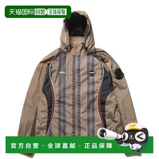 日本直邮F.C.Real Bristol 男女同款 多彩条纹防风防泼水尼龙夹克