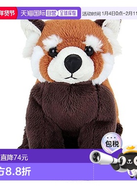 【日本直邮】COLORATA 毛绒玩偶 小熊猫 动物 坐姿系列 9.5x17x16