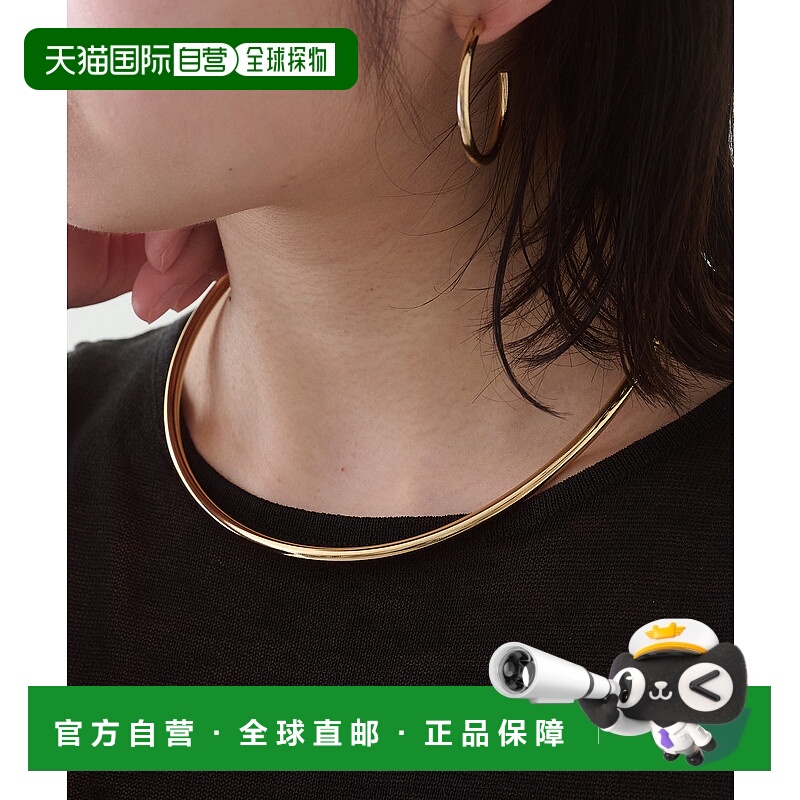 1h可退 日本直邮Omekashi 女士宽版金属线项圈 OMS1051311A0006