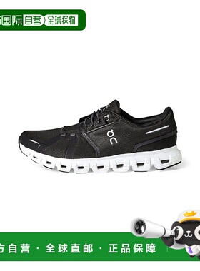 日本直邮 On Cloud 6 男士运动鞋 3MF10070299 黑白配色昂跑