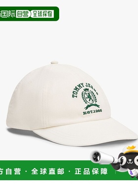 1h可退 日本直邮TOMMY JEANS 男士经典刺绣徽标六片帽 AM13286