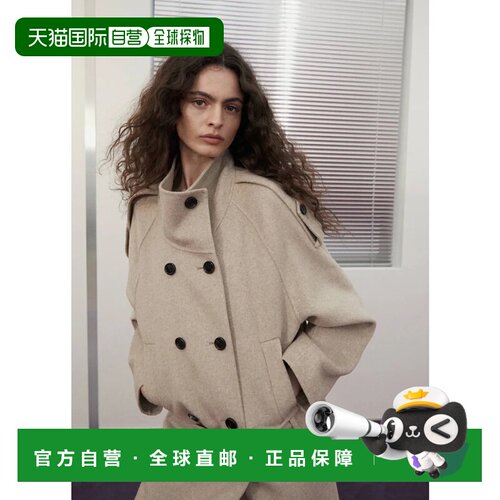 日本直邮MANGO LOREN中棕色大衣