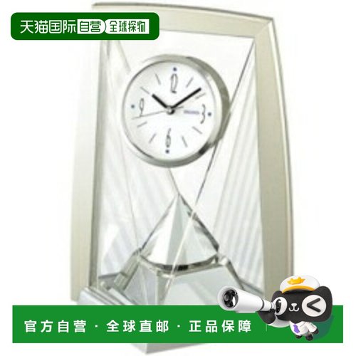 日本直邮SEIKO精工BY423S座钟台钟带旋转装饰摆放式客厅现代艺术