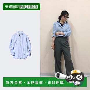 纯色衬衣通勤休闲475665 全棉衬衫 日潮跑腿UNIQLO优衣库25新款 女装