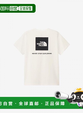 日本直邮THE NORTH FACE 短袖后背方形徽标T恤 女士 NTW32447-W2