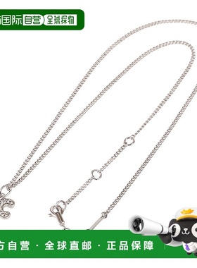 日本直邮CELINE“Triomphe 莱茵石项链”黄铜和水晶无镍项链（银4