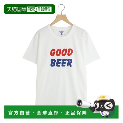 1h可退 日本直邮TACOMA FUJI RECORDS 男士 全棉GOOD BEER主题短T