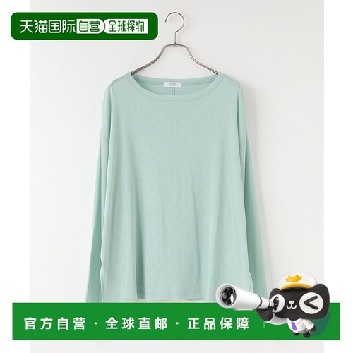 1h可退 日本直邮LOWRYS FARM 女装 宽松剪裁 透肤感长袖T恤 58095