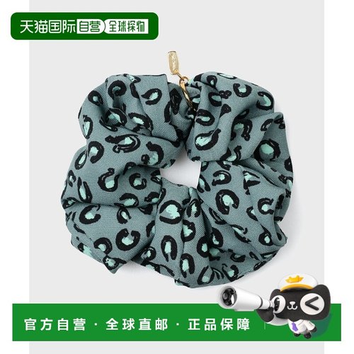 日本直邮Paul Smith 女士 Horseshoe Leopard 豹纹发圈 金属标牌