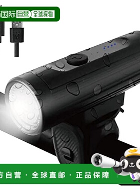 【日本直邮】Gorix LED自行车灯 usb充电防水 防盗 淡黄色 棒状