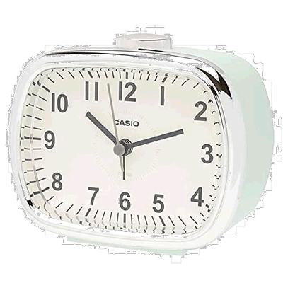 【日本直邮】CASIO卡西欧闹钟TQ-159-3JF时尚简约贪睡夜灯小闹钟