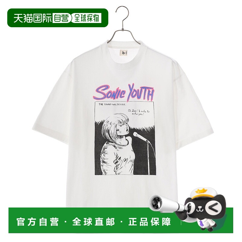 1h可退 日本直邮blurhmsROOTSTOCK女士印花T恤标准版 bROOTS24S33