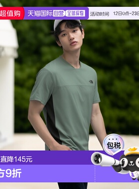 日本直邮北面THE NORTH FACE SS25 FLASHDRY 圆领吸汗速干时尚短T