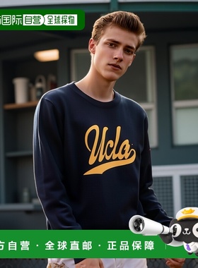 日本直邮CHAMPION冠军反穿编织（R）圆领卫衣男士灰色 RW CREW NE