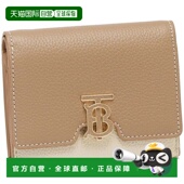 BURBERRY 女士三折紧凑钱包 8059623 日本直邮 A1420 米色博柏利