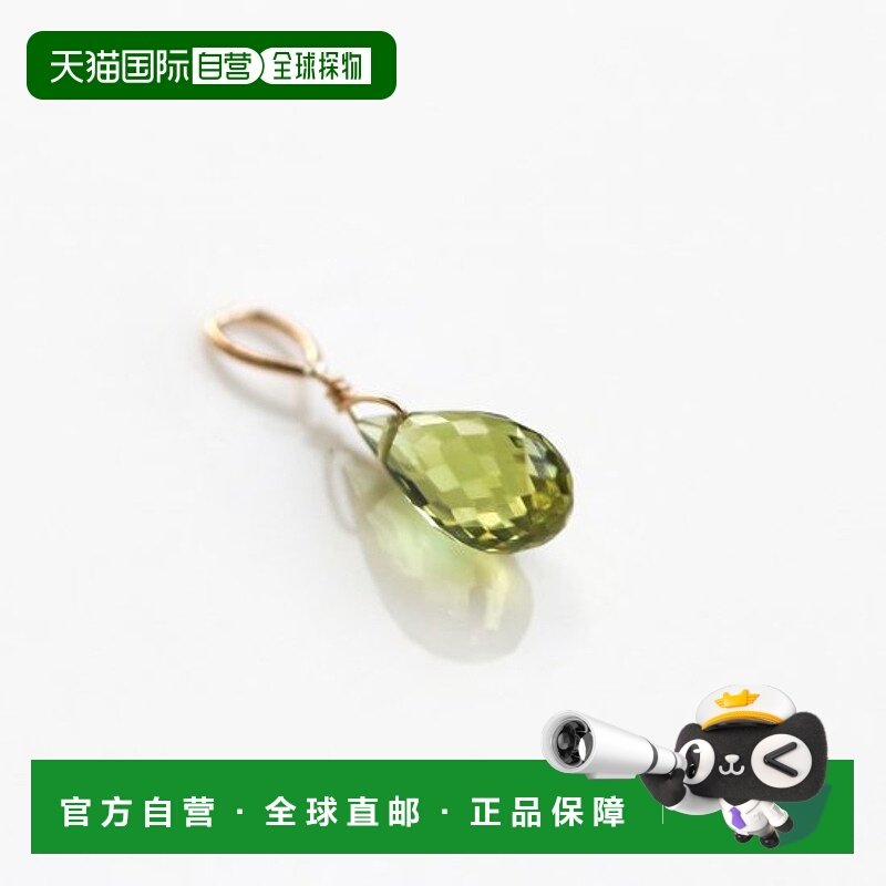 1h可退 日本直邮cui-cui K10黄金 天然橄榄石吊坠 782027