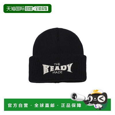 1h可退 日本直邮READYMADE 男女同款刺绣标志羊毛针织帽 REWOBK00