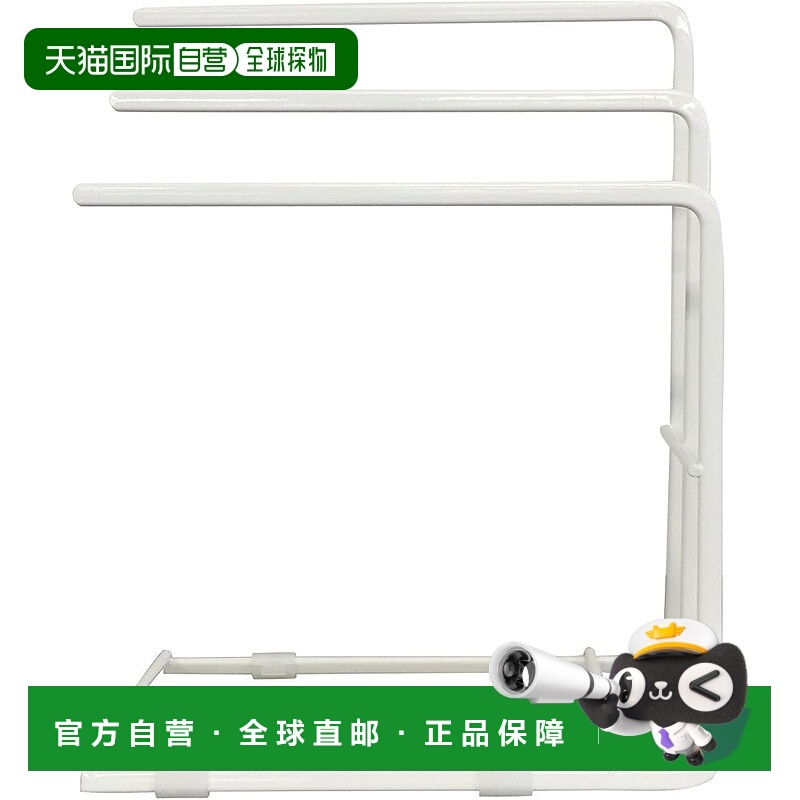 【日本直邮】Asvel 双层涂层洗碗布架“N Pose”白色 2632