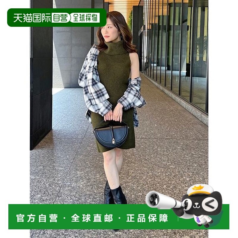 日本直邮SNIDEL 高领迷你针织连衣裙 [SN1728EW045446]