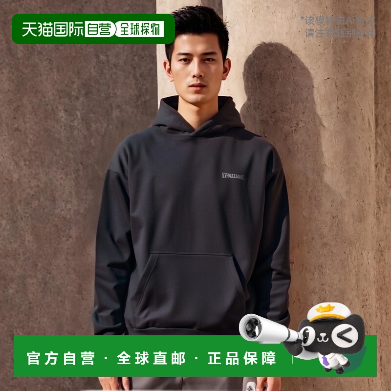 日本直邮Spalding 斯伯丁 球场边 连帽拉链 口袋 运动衫 篮球 Spa