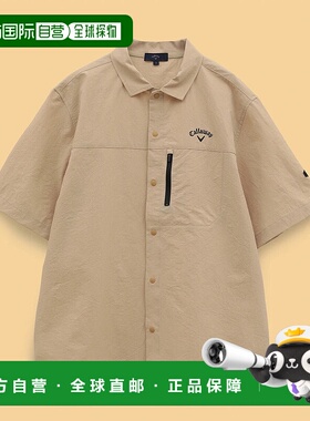 日本直邮Callaway-Callaway高尔夫穿短袖衬衫春季夏季8Way stretc