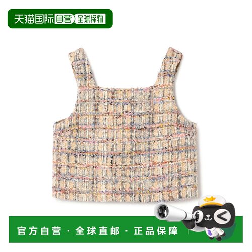 日本直邮TOMORROWLAND collection 女装 方格纹宽松上衣 背心式设