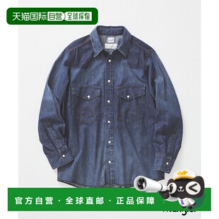 1h可退 日本直邮Wrangler 男士宽松复古西部风格牛仔衬衫 2505061