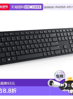 【日本直邮】Dell戴尔 电脑产品 无线键盘 黑色 KB500