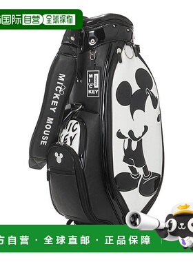 日本直邮迪士尼男女士单色米奇高尔夫球袋 XYMG5FC1 00 白色