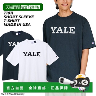 日本直邮Champion T1011 短袖 T 恤耶鲁美国制造 c5-b306新款