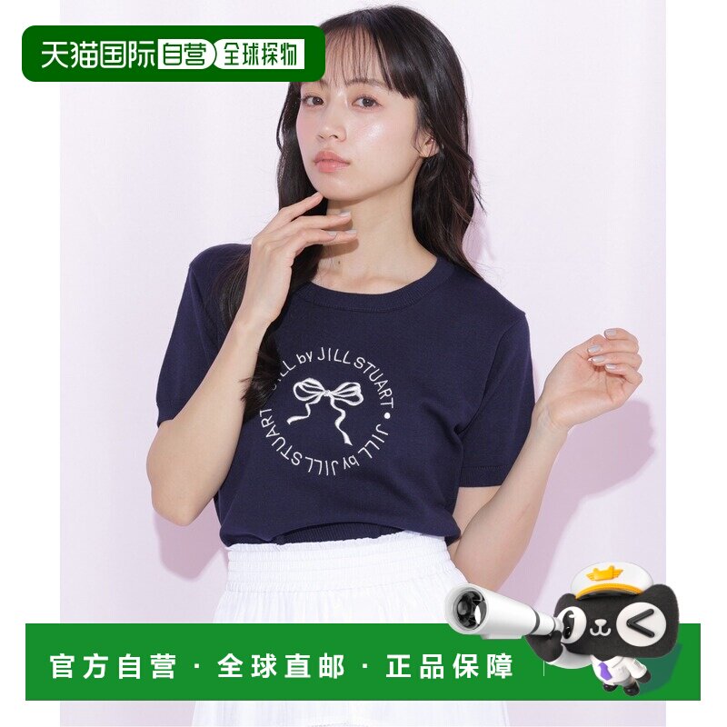日本直邮JILL by JILL STUART 女士 圆标刺绣针织衫 1256170078