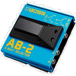自营｜BOSS 2路切换器AB-2 扩声设备/调音器切换用选择器