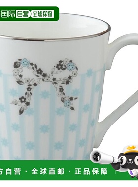 【日本直邮】鸣海 马克杯 Felicita 290cc 蓝色小花朵花卉可爱时