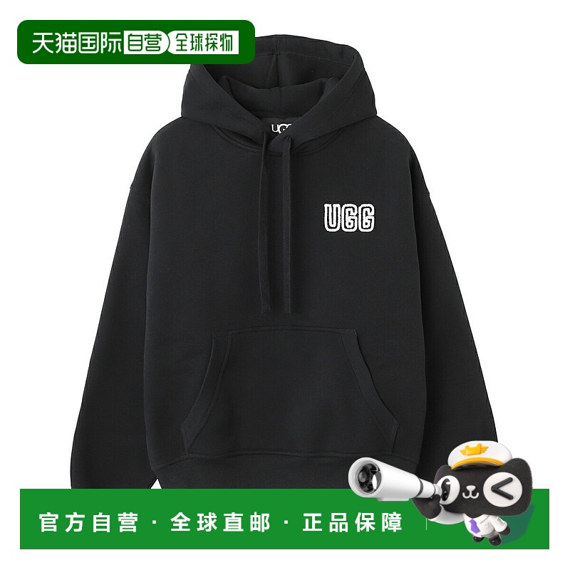 日本直邮UGG Australia 女士黑色 UGG Logo 连帽衫 1171478