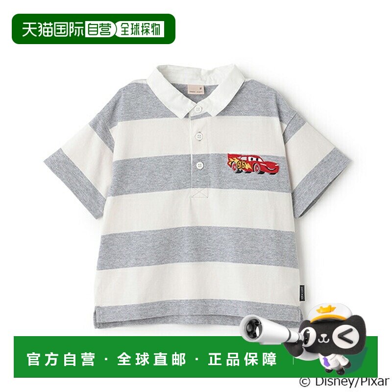 日本直邮PETIT MAIN【迪士尼】橄榄球短袖衬衫