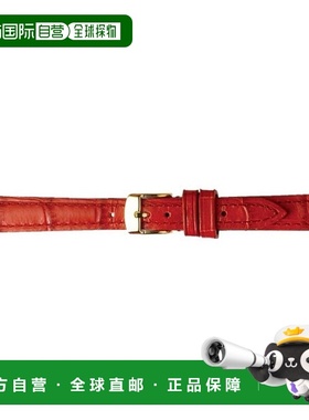 日本直邮BKE009RL BAMBI LEATHER Bambi 皮革红色表带