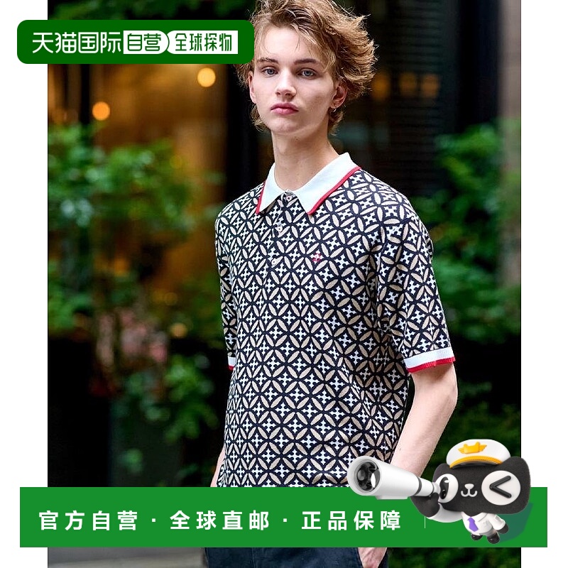 日本直邮DRESSTERIOR Overlap Circle内搭针织衫