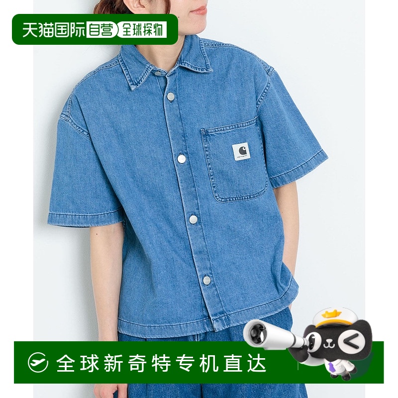1h可退 日本直邮carhartt 女士短袖LOVILIA衬衫 LWA5I034558