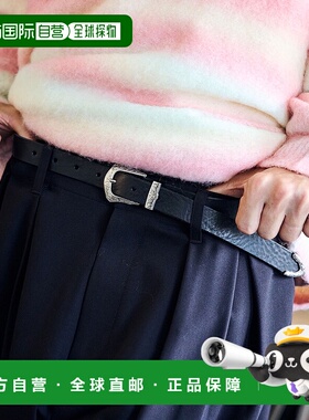 1h可退 日本直邮ADAM PATEK 男士意大利皮革西部风格腰带 AP23290