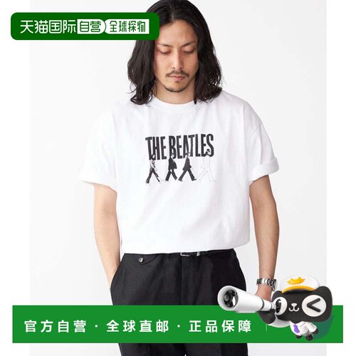 日本直邮THE BEATLES 摄影 T恤 白色