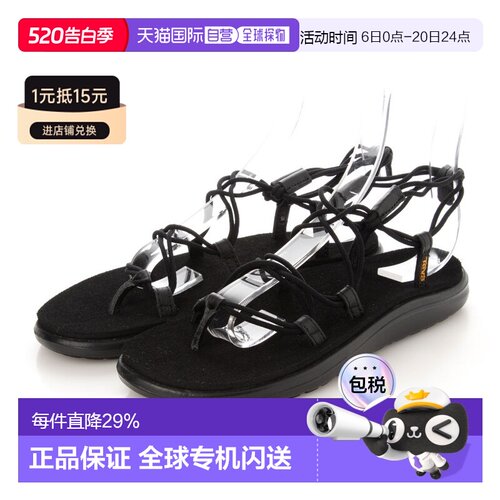 日本直邮Teva 1019622 Teva Voya Infinity (BLAKC)凉鞋