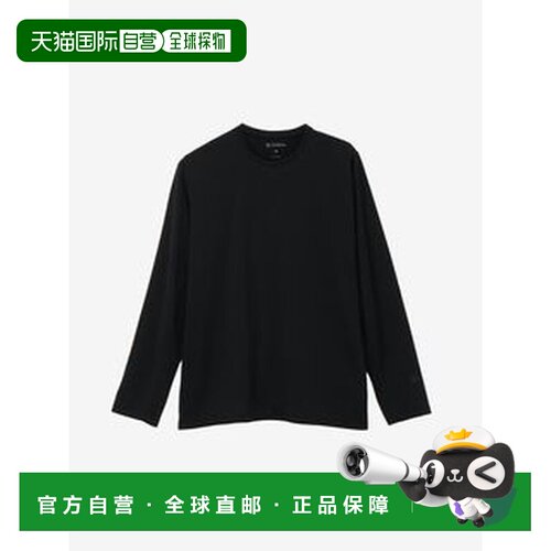 日本直邮GOLD_WIN纯色圆领速干套头长袖跑步T恤男女同款 GM46118