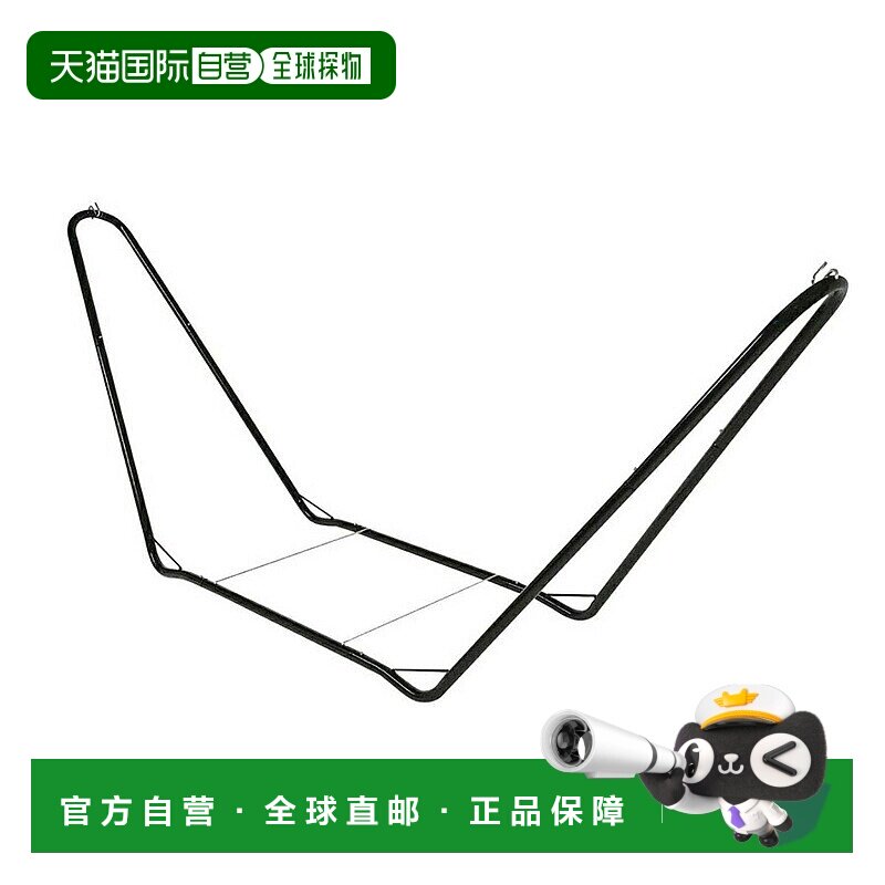 日本直邮CAPTAINSTAG 鹿牌 UD2015 钢杆吊床用支架 3 黑色 户外