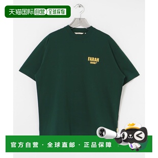 宽松短袖 男装 T恤 FARAH 胸前logo设 1h可退 SOUND 日本直邮FARAH