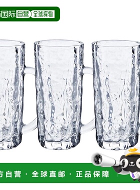 【日本直邮】东洋佐佐木 带把啤酒杯 445ml 3个装 P-26354-JAN